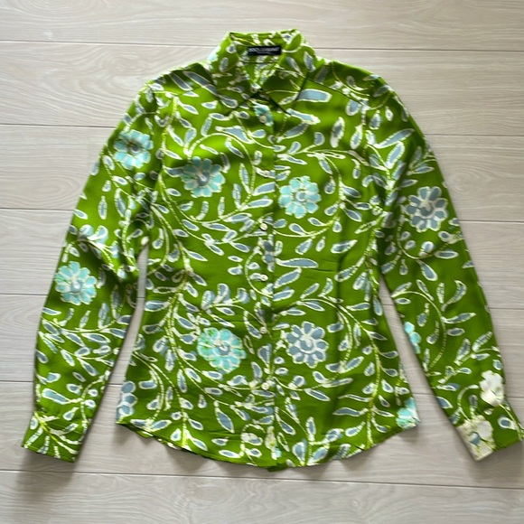 Dolce & Gabbana Tops - Dolce & Gabbana Silk Printed Blouse